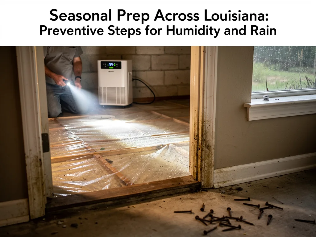 Seasonal Prep Across Louisiana: Preventive Steps for Humidity and Rain