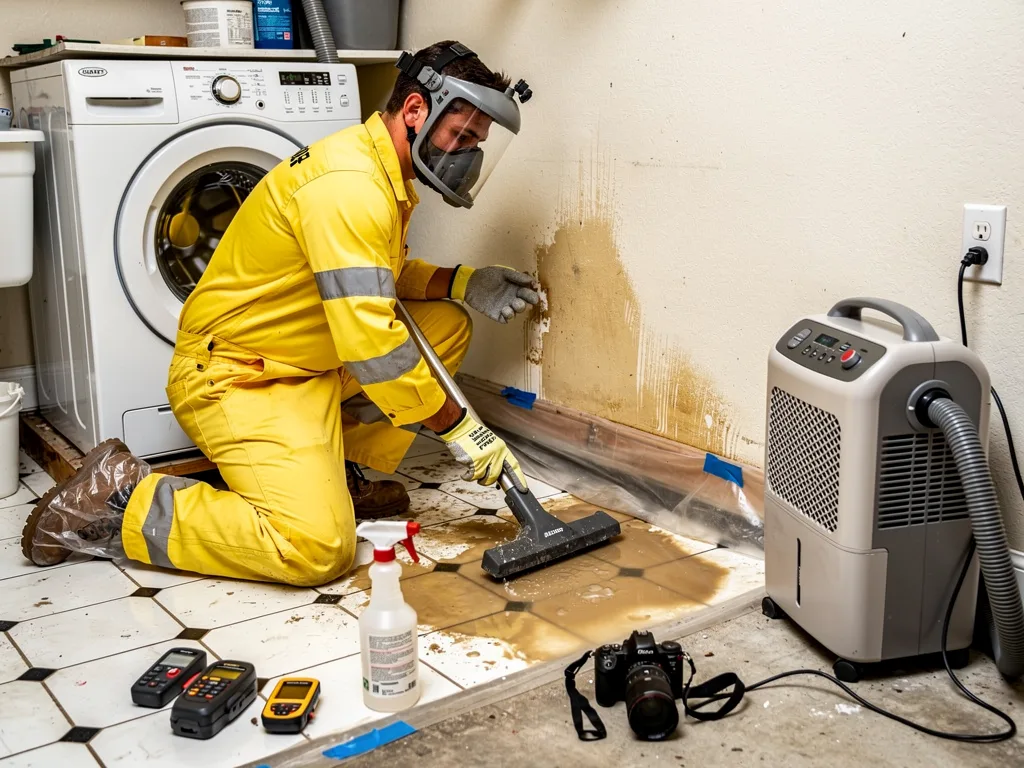 Appliance Leak Cleanup